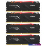 Оперативная память HyperX Fury RGB 4x8GB DDR4 PC4-21300 HX426C16FB3AK4/32 Оперативная память HyperX Fury RGB 4x8GB DDR4 PC4-21300 HX426C16FB3AK4/32