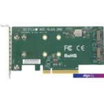 Планка Supermicro AOC-SLG3-2M2-O Планка Supermicro AOC-SLG3-2M2-O