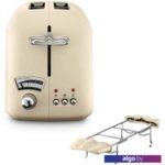 Тостер DeLonghi Argento Flora CT021.BG Тостер DeLonghi Argento Flora CT021.BG