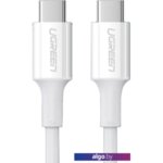 Кабель Ugreen US300 60551 USB Type-C - USB Type-C (1 м, белый) Кабель Ugreen US300 60551 USB Type-C - USB Type-C (1 м, белый)