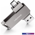 USB Flash Usams Type-C+USB3.0 Rotatable High Speed Flash Drive 32GB USB Flash Usams Type-C+USB3.0 Rotatable High Speed Flash Drive 32GB